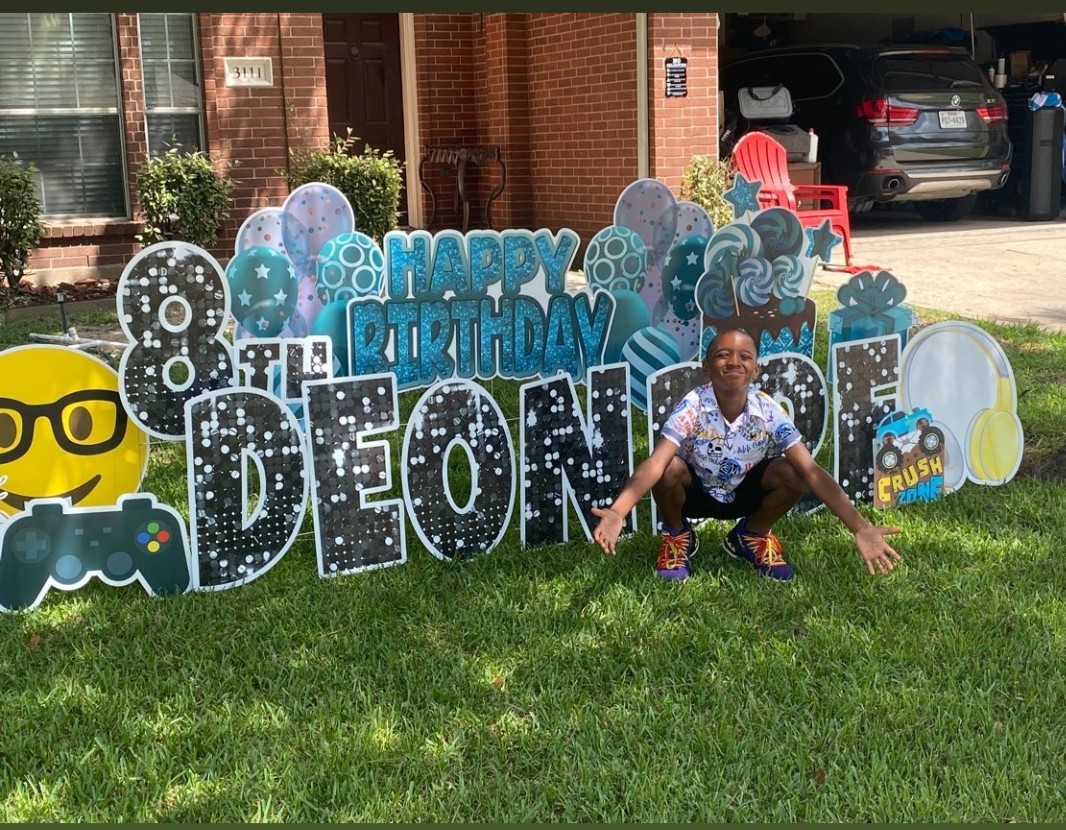 Boy Birthday yard sign